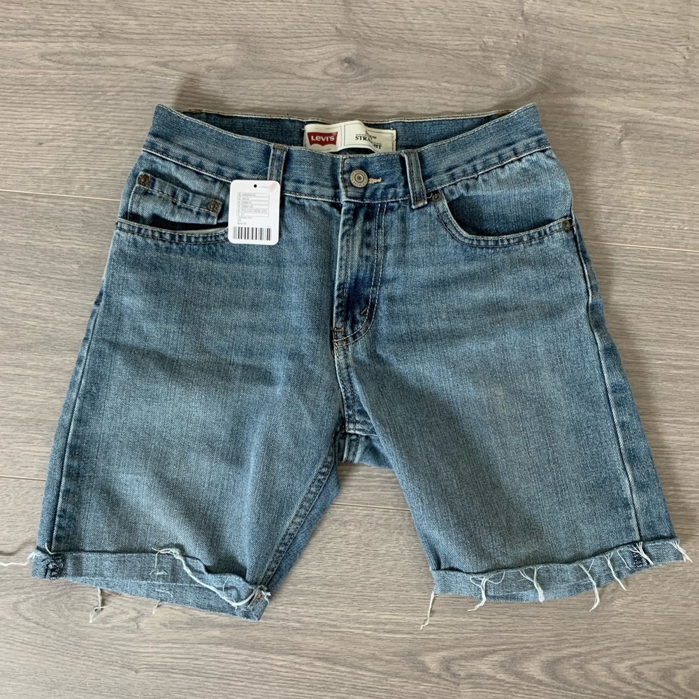 505 Straight Levi Long Shorts